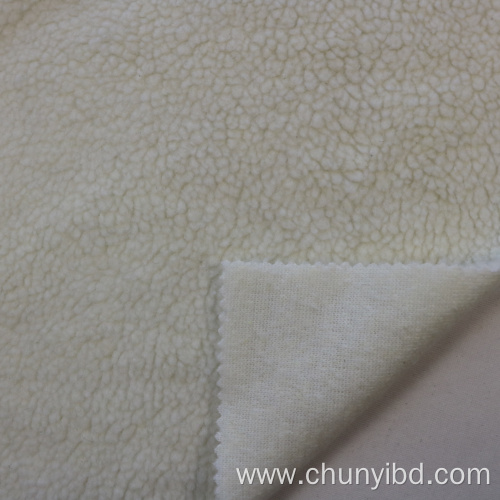 Suitable For Autumn Winter Skin Friendly High Quality 100% Polyester Cotton Solid Berber Fleece Fabric